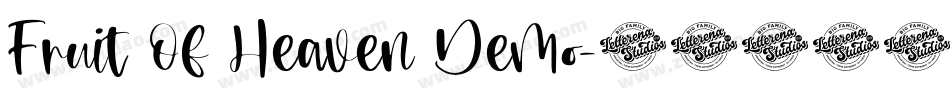 Fruit Of Heaven Demo字体转换